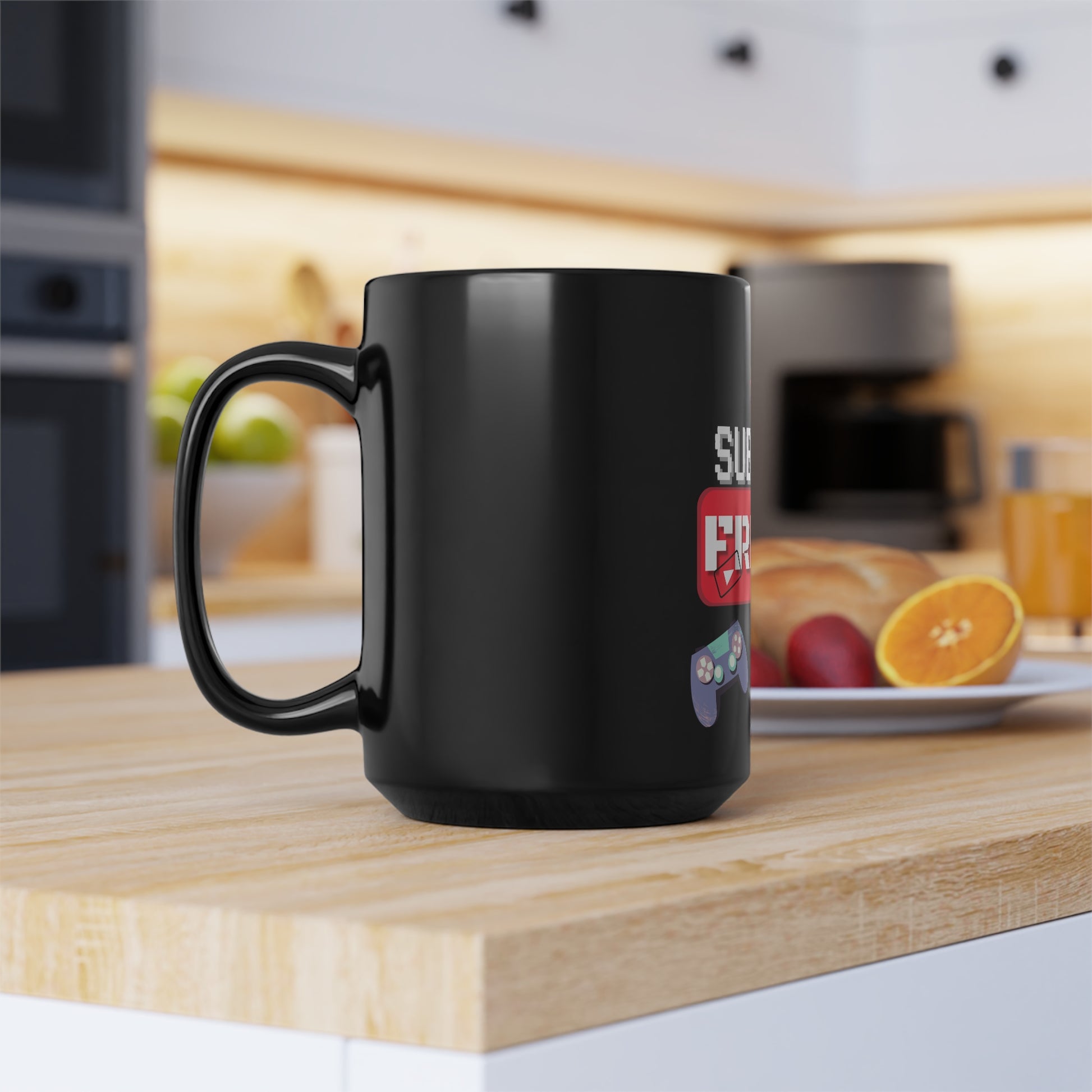 Black Coffee Mug